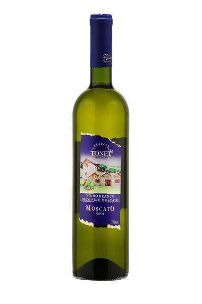 Vinho Branco Fino Seco Moscato 750 Ml 