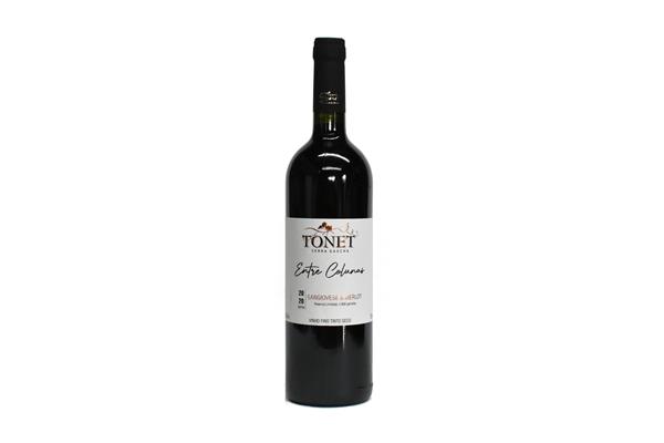 Vinho Tinto Fino Seco Merlot e Sangiovese Entre Colunas 750 Ml